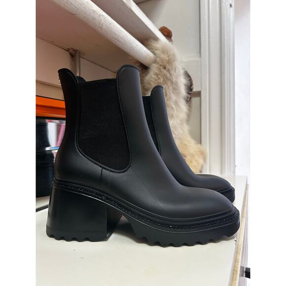 Circus NY by Sam Edelman Katiana Rain Boots – Chunky Chelsea Waterproof Lug Sole - Picture 2 of 12